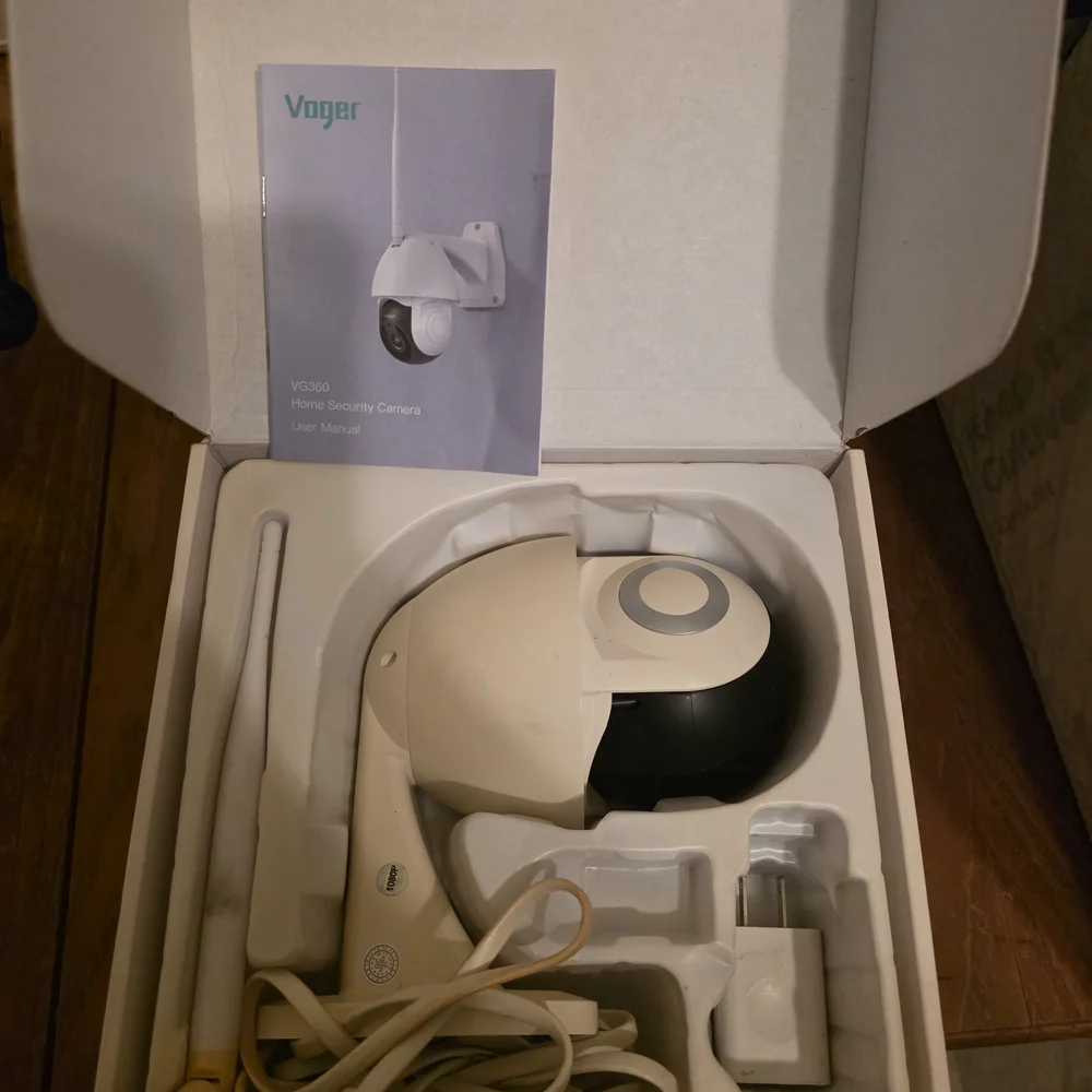 VG360 White Security Camera